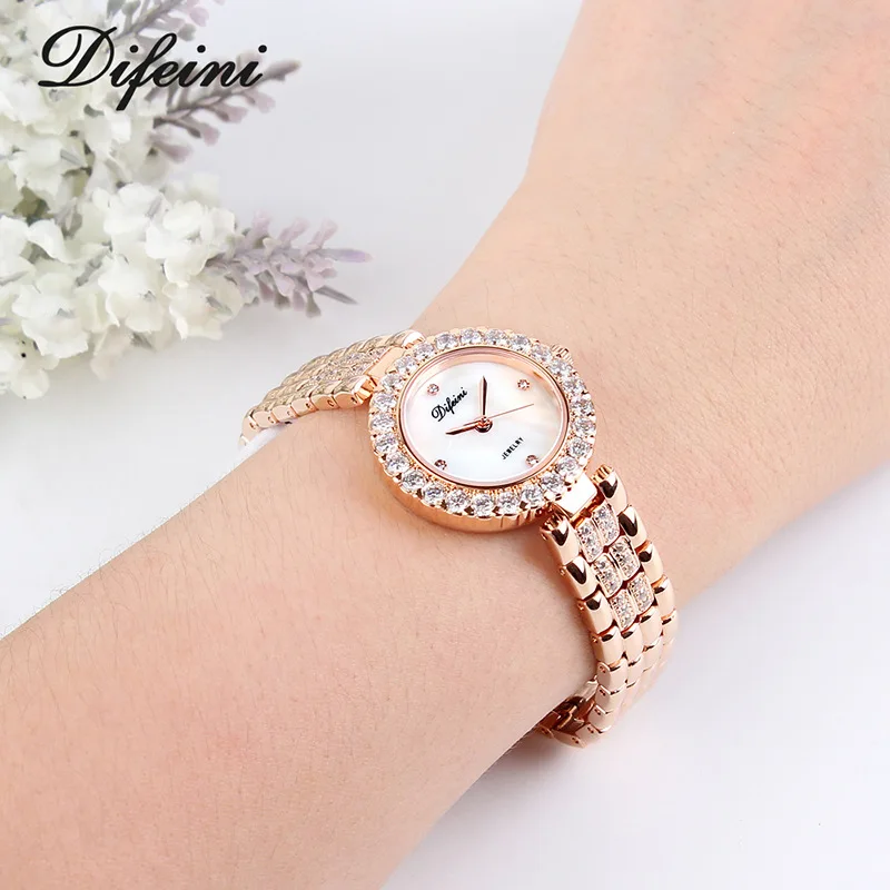 

Switzerland Top Grade Brand Genuine Product Quartz WOMEN'S Watch Diamond Set Women's Fashion Watch 2019 New Style Waterproof Wat