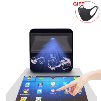 Online Große Touch Projektor 150 Zoll Screen Display Android WiFi Bluetooth HD Heimkino Mobile Applikate Projektion Tragbare Beamer