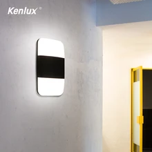 6 Вт/12 Вт светодиодный алюминиевый настенный светильник для крыльца, настенный светильник, квадратный Открытый водонепроницаемый настенный светильник, садовый светильник, современный настенный светильник для лестницы