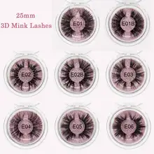DYSILK 25 мм накладные ресницы оптом толстые полосы 25 мм 3D норковые ресницы на заказ упаковка этикетка макияж Драматические Длинные норковые ресницы