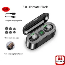 V5.0 F9 TWS, беспроводные наушники, Bluetooth, светодиодный дисплей, 2000 мА/ч, гарнитура, микрофон для huawei xiaomi