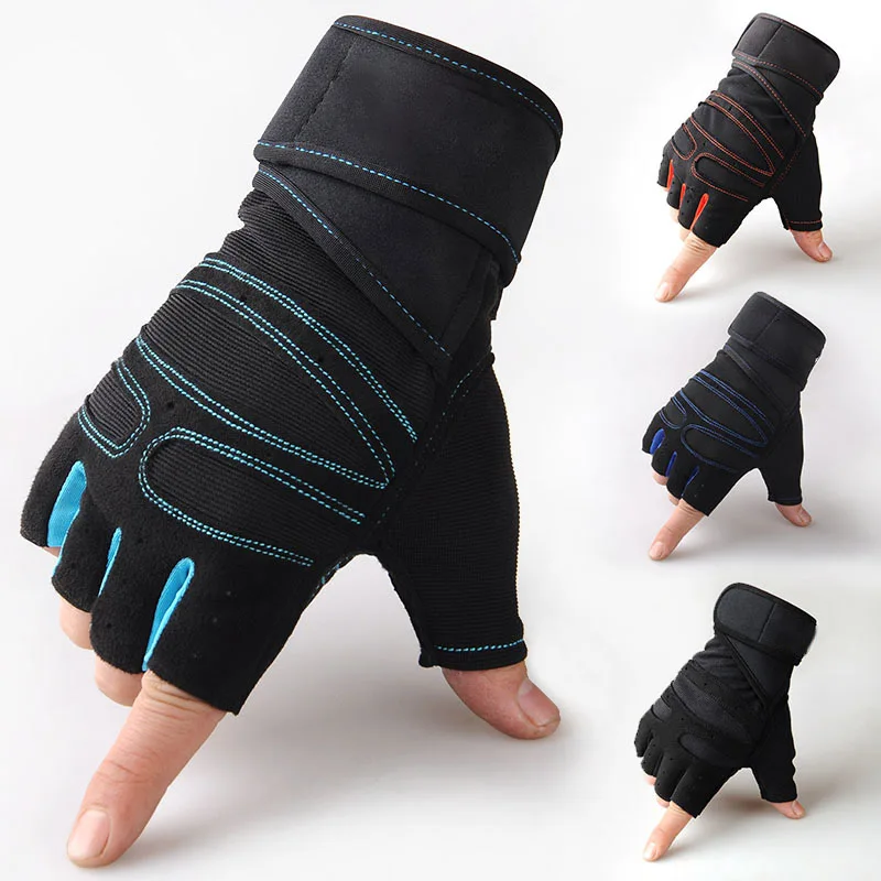 M/L/XL перчатки для занятий фитнесом тяжелый Вес Спортивное тренажёрное подъема