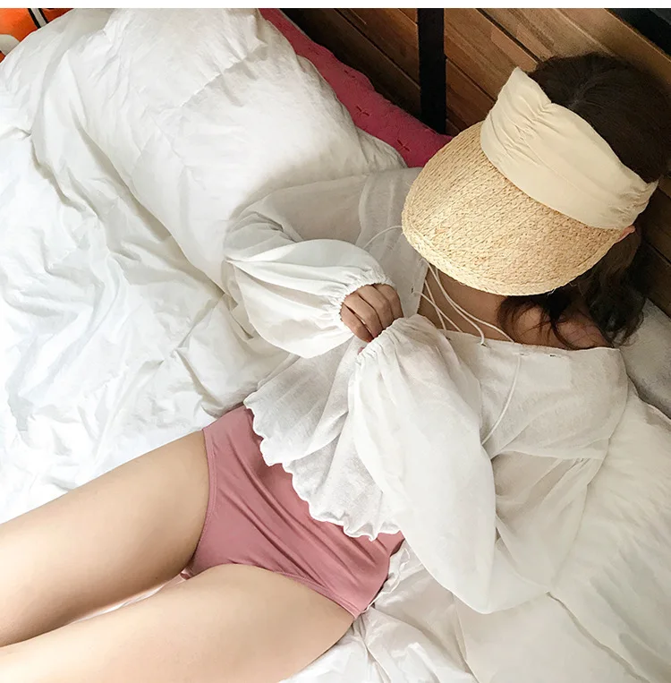 

Fresh And Lovely GIRL'S One-piece Underwire Push up Triangular Retro Bean Paste Belly Covering Slimming Swimsuit Women's
