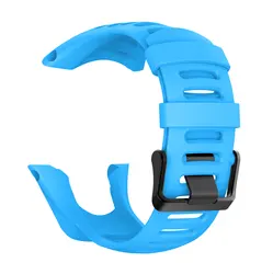 Silicone Sport Watch Strap 24mm - Premium Replacement Band & Bracelet Accessories for 24mm (Sky blue)
