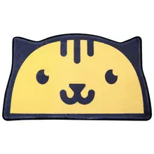 Фланелевый полукруглый домашний милый креативный коврик, домашний замшевый коврик для спальни, кухни, длинная полоска, Нескользящий Впитывающий Коврик