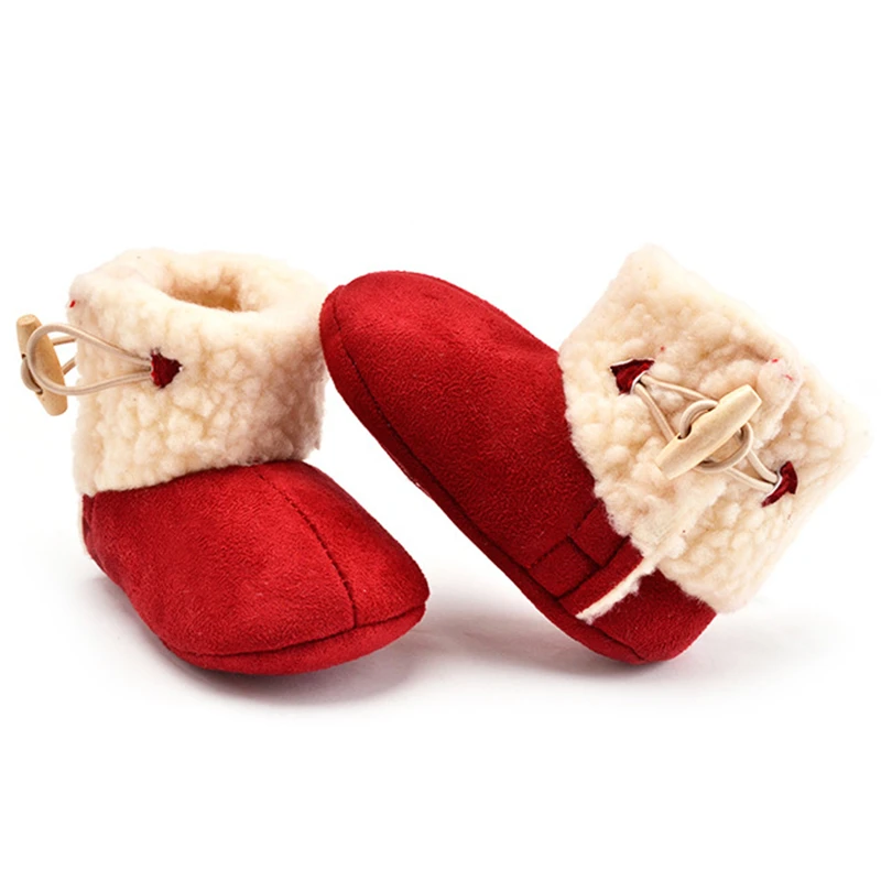 Nieuwe зимняя Echt Leer детская обувь Laarzen Zuigelingen Warme Schoenen Bont Wol Meisjes детские пинетки Schapenvacht Jongen Baby Laarzen