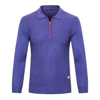 

Billionaire sweater wool men's 2019 New Casual zipper fashion British elasticity high quality gentleman big M-5XL free shipping