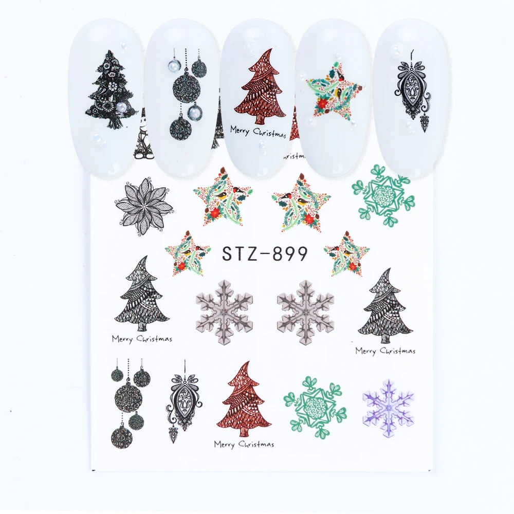 STZ-899 Nail Art Stickers Decals