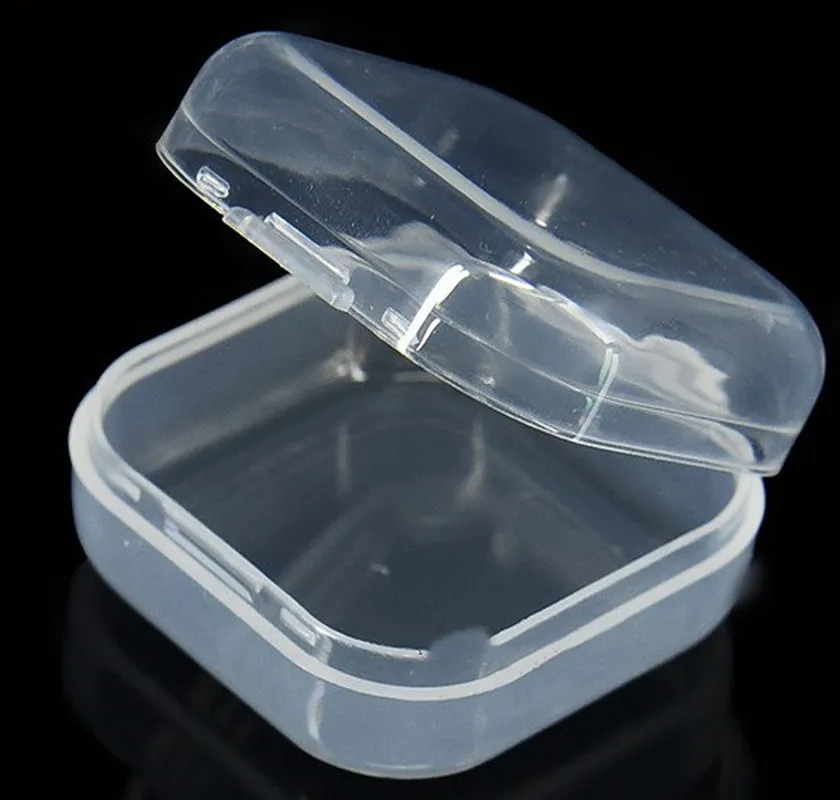 

4 Sizes Clear Lidded Small Plastic Box For Trifles Parts Tools Storage Box Jewelry Display Box Screw Case Beads Container New