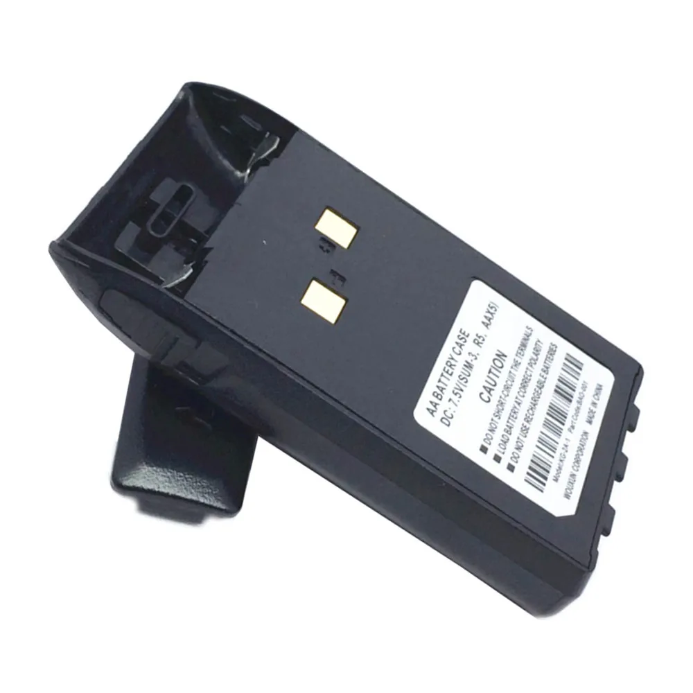 

6AA Battery Case emergency Battery Case 7.5V black for WOUXUN KG 6D 833 639P 669P 679 689 walkie-talkie handheld radios