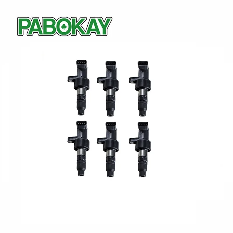 Set 6 Oem Ignition Coil For Jaguar Stype Xtype 0208 2.5l 3.0l V6 C1402 Uf435 6r8312a366ba