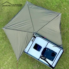 DANCHEL автомобильный секторный тент/270 градусов летучая мышь тент/боковой тент на крыше/солнцезащитный тент предназначен для автомобиля боковой тент