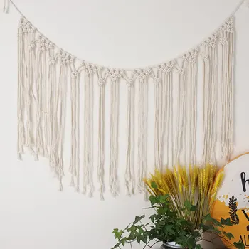 

High Quality Macrame Wall Hanging Tapestry Bohemia Style Tassel Elegant Bedroom Home Decoration MD88