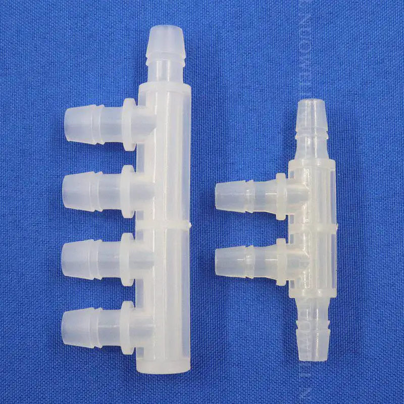 5~200pcs 2.4~7.9mm Food Grade PP 4-Ways 5-Ways Hose Splitter Connector Aquarium Fish Tank Water Air Hose Distributor