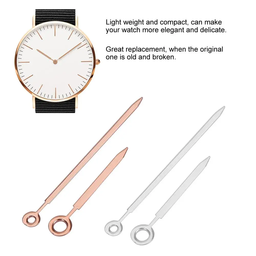 Инструмент для ремонта часов 2 набора часов минутный час стрелки часы Аксессуар подходит для DW GL20 Movenent золотые+ серебряные часы ручной часы набор инструментов