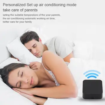 

CK-53 WiFi IR Universal Smart Remote Control Home Appliances Remote Controller ABS Mini 2.4GHz 38KHz DC 5V/1A Blue LED Indicator