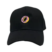 Регулируемая бейсбольная Кепка с вышивкой пончика Спортивная хлопковая шляпа от солнца хип-хоп головной убор