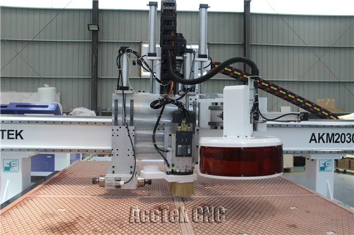 AccTEk 1530 2030 2 SPindles CNC Woodworking router machinery with ATC