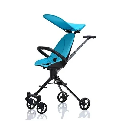 6 месяцев-6 лет Детские транспортные инструменты тележки для детей прогулочная коляска складная переносная детская коляска - Цвет: sky blue