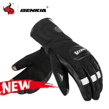 

BENKIA Motorcycle Gloves Winter Cold Proof Moto Motocross Glove Full Finger Touch Screen Moto Guants Men Motorbike Riding Gloves