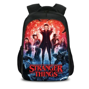 

Stranger Things Laptop Backpack Teenager School Bag Backpacks Travel Male Leisure Backbag Mochila For Man Women Grils Boys Bags