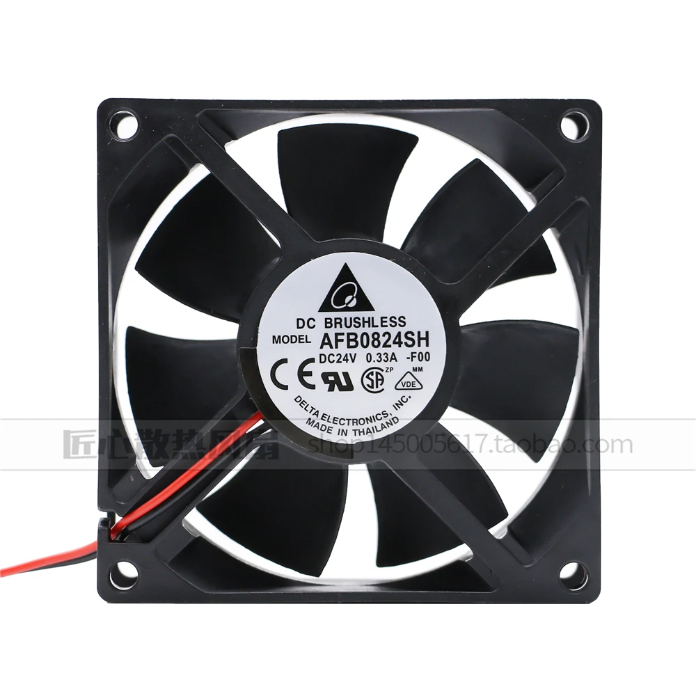 original AFB0824SH 8cm DC24V 0.33A 8025 inverter cooling fan