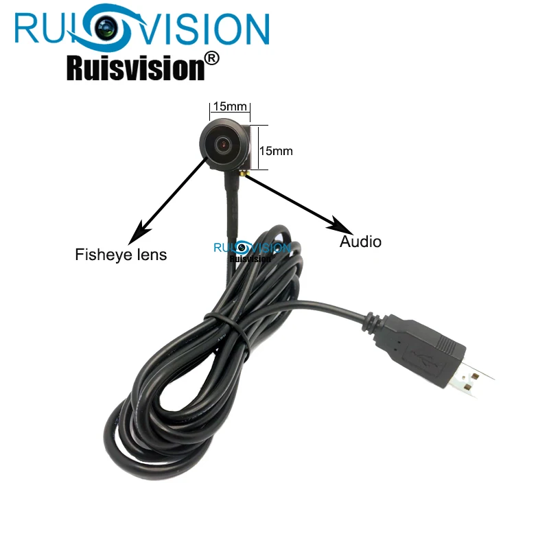 HD1080P мини USB камера панорамный рыбий глаз микро USB камера видеонаблюдения UVC 2.0MP камера мини Windows камера