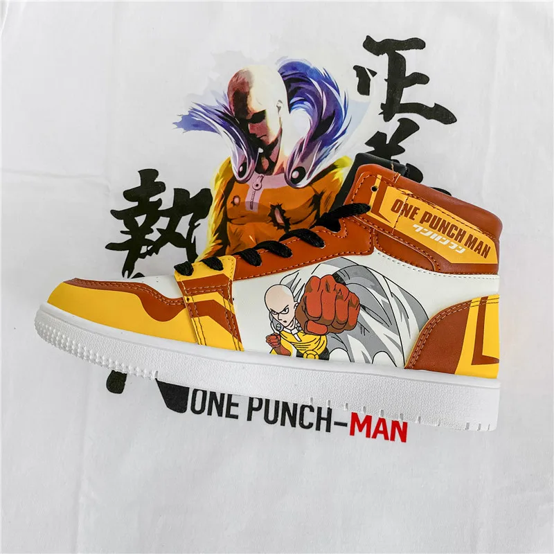 Кроссовки для косплея Сайтама ONE PUNCH-MAN повседневная обувь в стиле аниме мужчин и