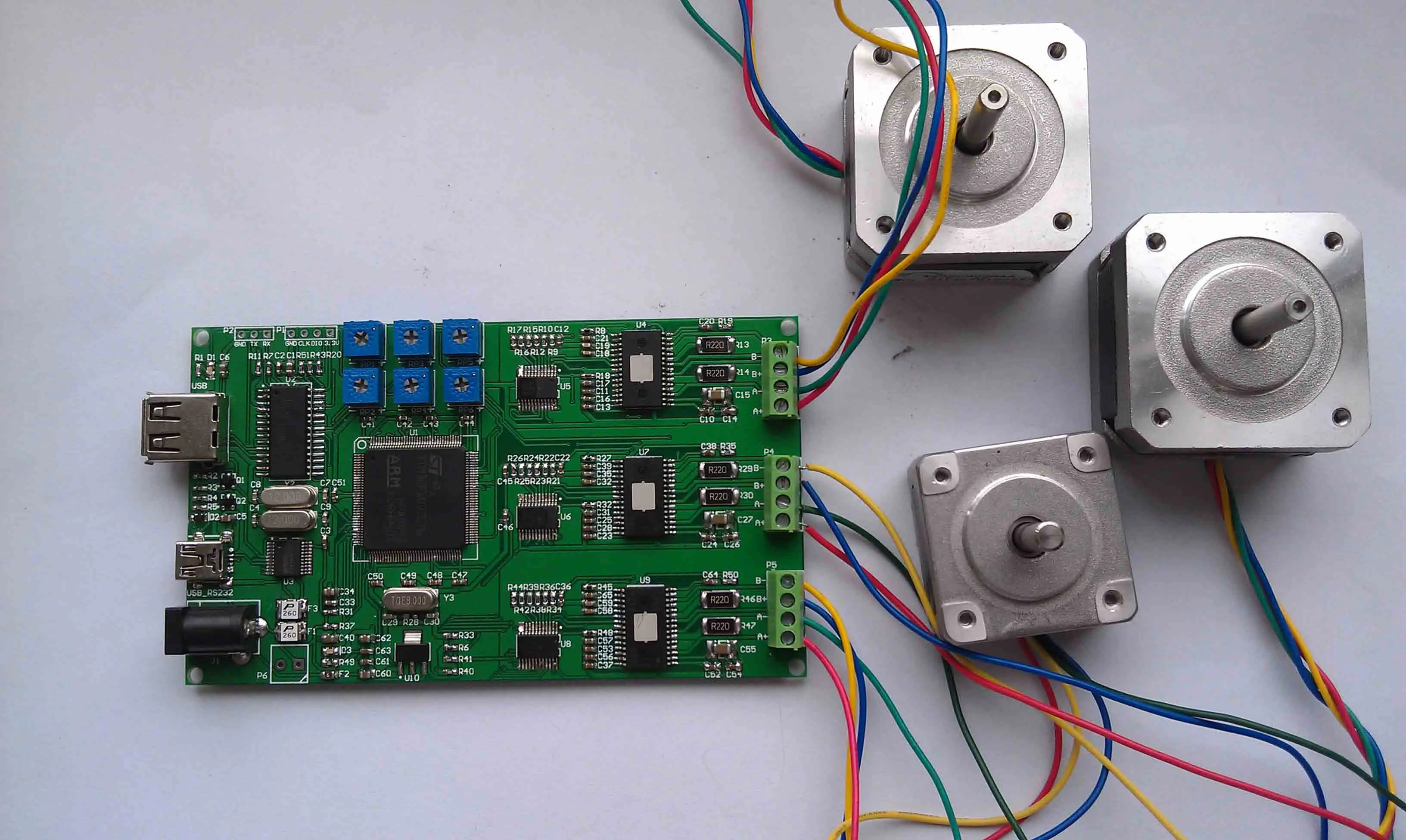 

USB-интерфейс, 3-стороннее независимое устройство управления шаговым двигателем, устройство для контроля LabVIEW, программное обеспечение для управления компьютером