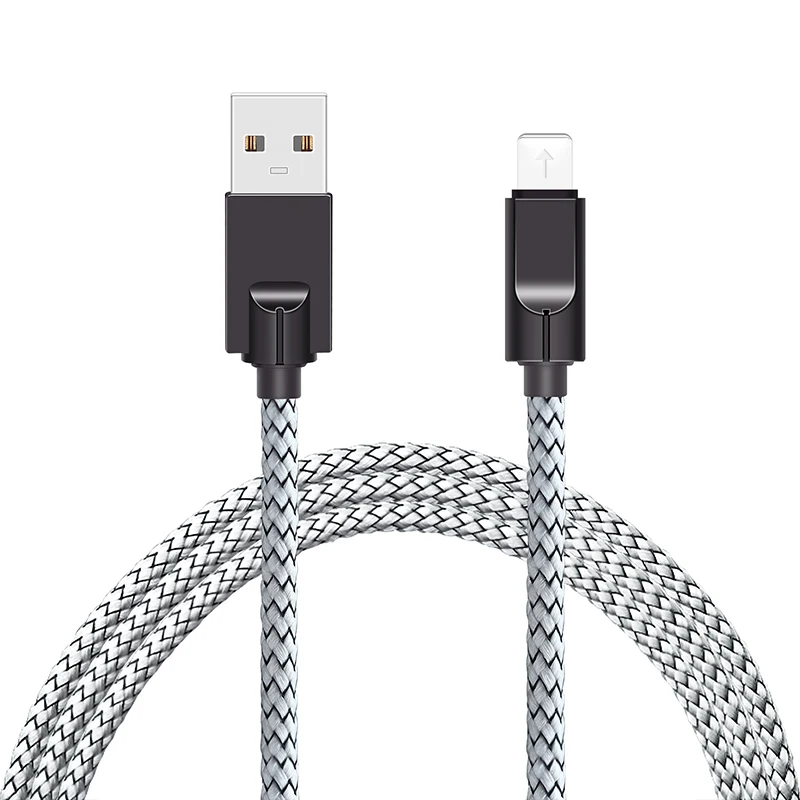 2.5A USB кабель для iPhone X XR XS 11 Pro Max Быстрая Зарядка Кабели для iPad 1 2 3 4 mini iOS быстрое зарядное устройство кабели для мобильных телефонов - Цвет: White
