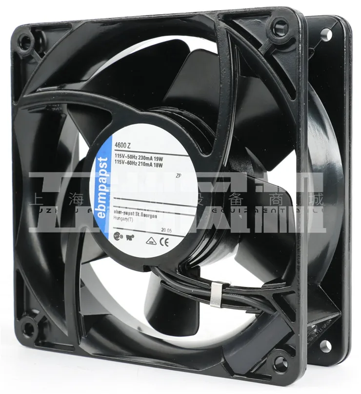 Ebmpapst 4600 Z AC 115V 19 Вт 120x120x38 мм 2-контактный Сервер вентилятор охлаждения