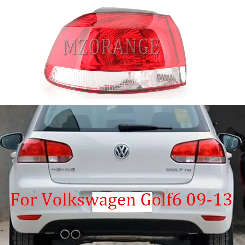 

MZORANGE outer Rear Tail Light Rear Brake Taillight Taillamp Stop Light Praking Lamp For Golf6 2009-2013