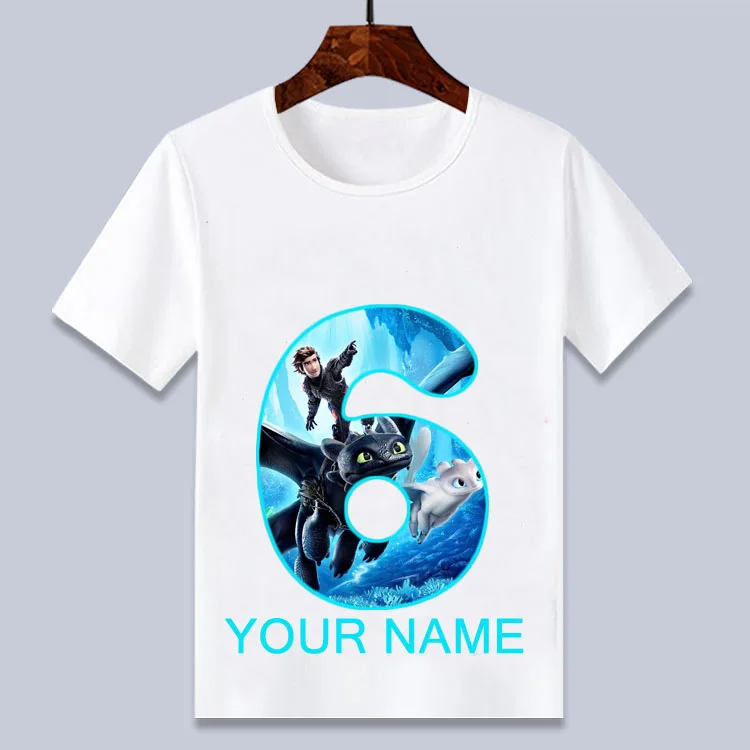Лидер продаж года, белая футболка с принтом «Как приручить дракона», подарок на день рождения Футболка для маленьких мальчиков и девочек, для От 4 до 14 лет