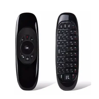 

C120 Fly Air Mouse Wireless TV BOX Keyboard 6 axes Sensor 2.4G Rechargeable Remote Controller for Android Linux Windows Mac O