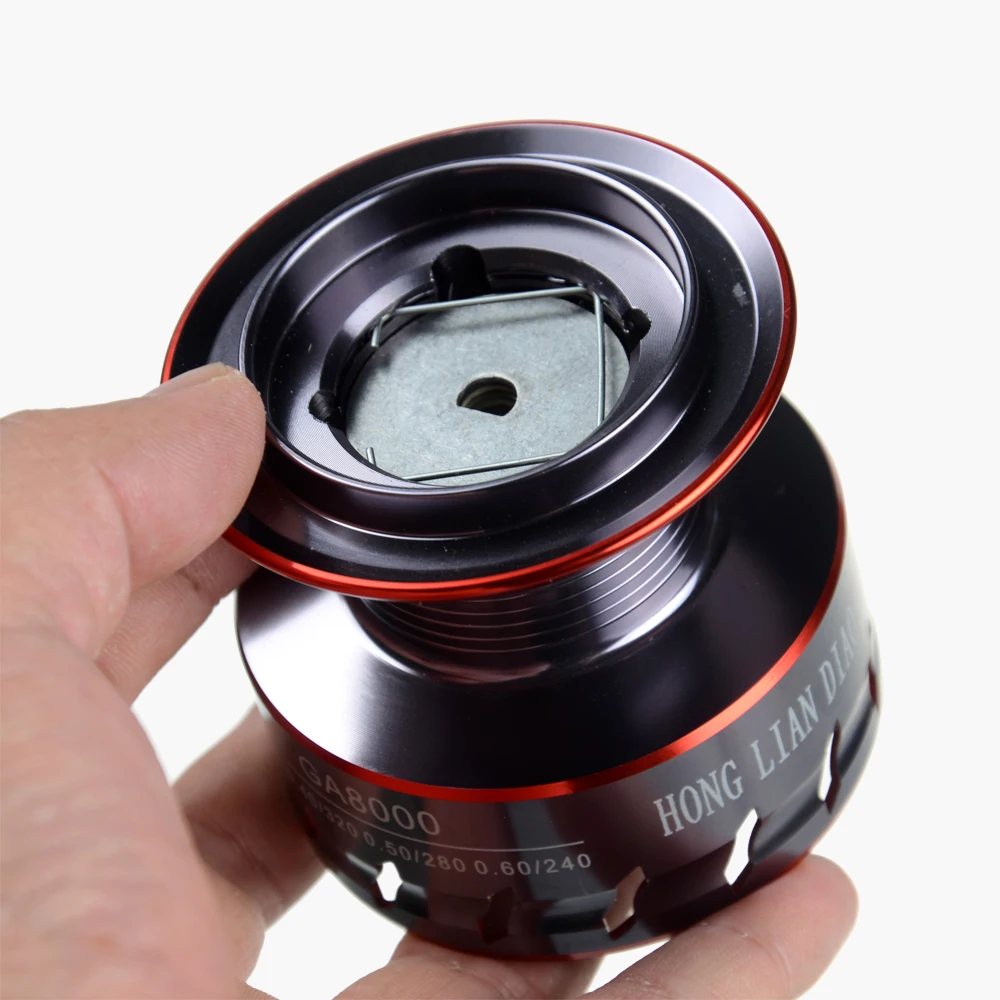 New 13+1BB Spinning Fishing Reel carp Gear Ratio 4.9:1 7000 8000 Series Metal Front Drag Handle Spool Fishing Accessories