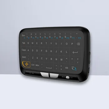 

H18 2.4GHz Wireless Touchpad QWERTY Keyboard Air Mouse Full Touch Screen Mini Keyboard Touch Pad Remote Control For Smart TV And
