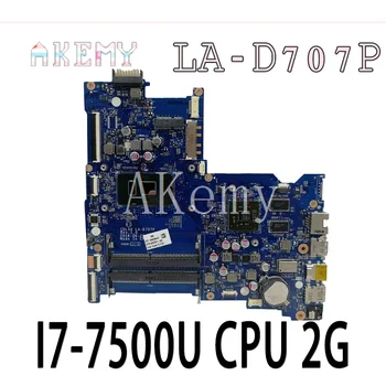 

SAMXINNO For HP 15-AY Laptop Motherboard 903786-601 CDL50 LA-D707P I7-7500U CPU Test 100% OK