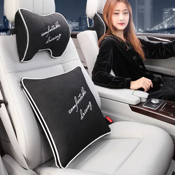 

A Pair of Car Thickened Pillows Three-in-one Air-conditioning Quilt Backrest and Back Quilt