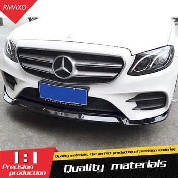 

For BENZ W213 Rear spoiler ABS Rear front Bumper Diffuser Bumpers Protector For W213 2016+ Rear After chrome lip rear spoiler