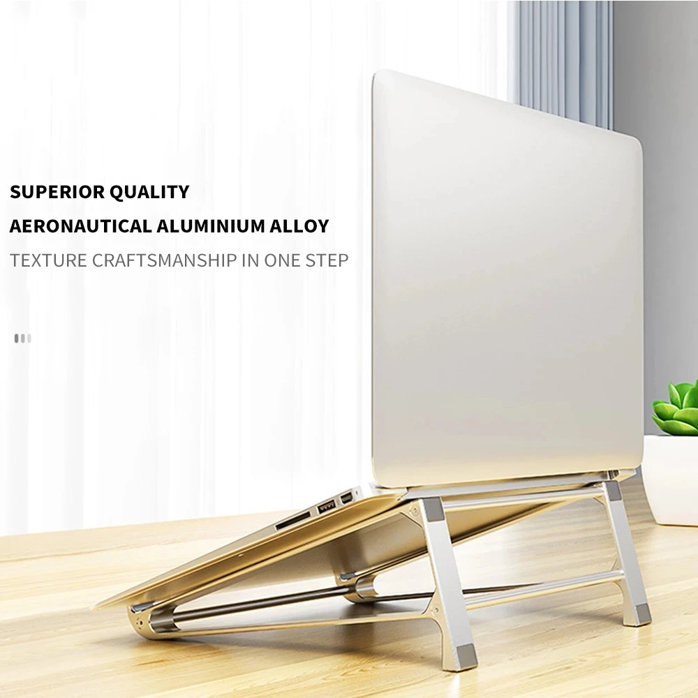 2 In 1 Aluminium Alloy Vertical Storage Laptop Stand Desktop Tablet Holder Desk Mobile Phone Stand For IPad Macbook Pro Notebook