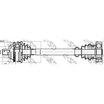 

Drive Assembly VW Transporter / Caravelle Mk IV bus (70b 70C 7DB 7dk 70j GSP art. 261004