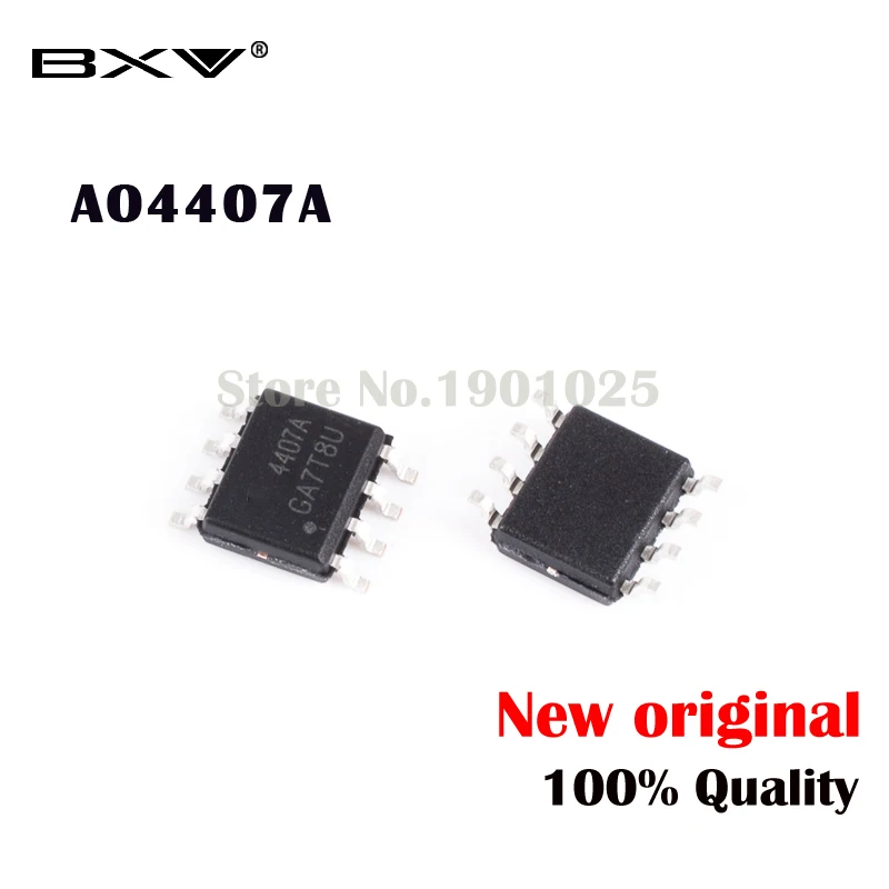 10 шт. AO4407A 4407A MOSFET лапками углублением SOP-8