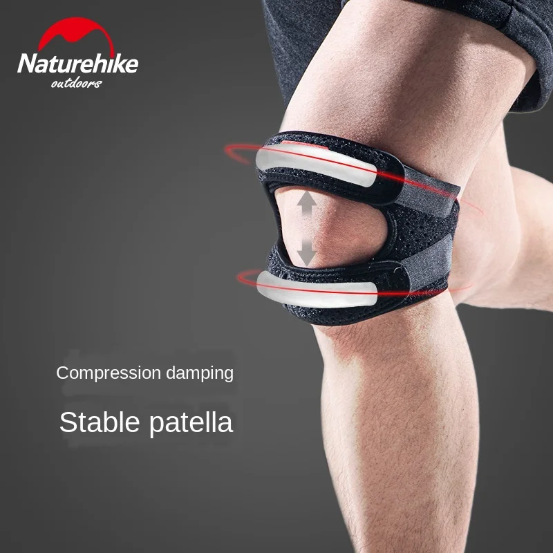 

Naturehike Double Position Adjustable Patella Compression Kneepad Professional Sports Running Basketball Knee support