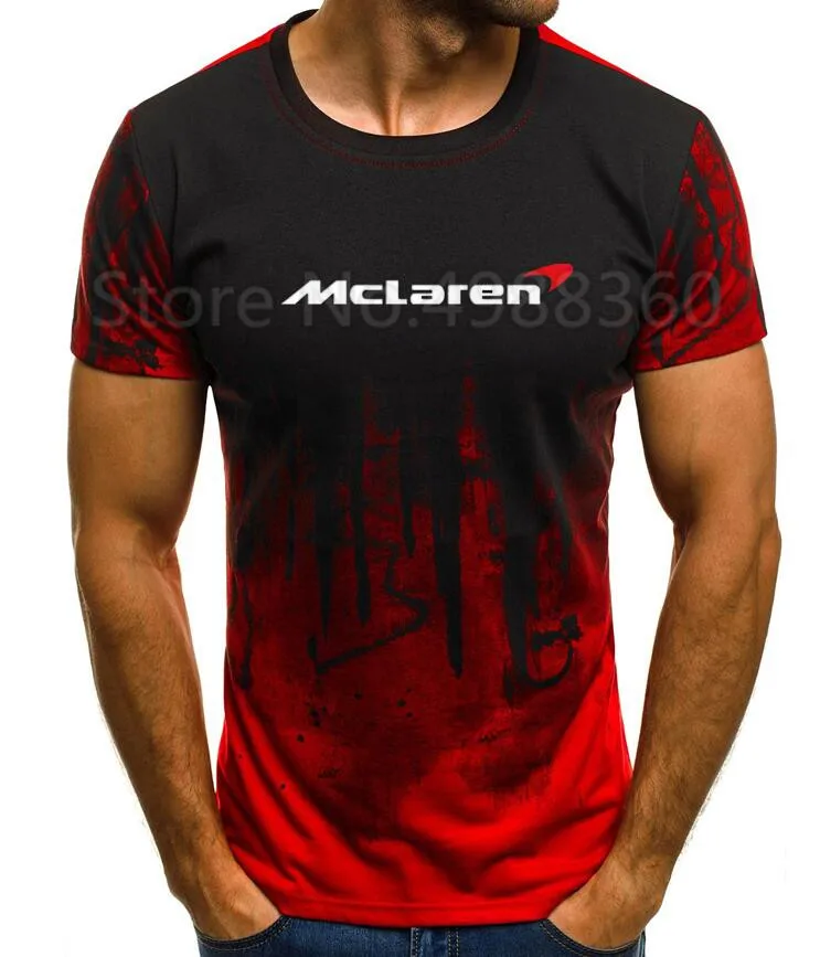 Men 2019 High Quality M-5XL Mclaren T-Shirt MEN T-SHIRT Print T Shirt short Sleeve Casual Tops summer T-shirt Men 2019 High Quality M-5XL Mclaren T-Shirt MEN T-SHIRT Print T Shirt short Sleeve Casual Tops summer T-shirt