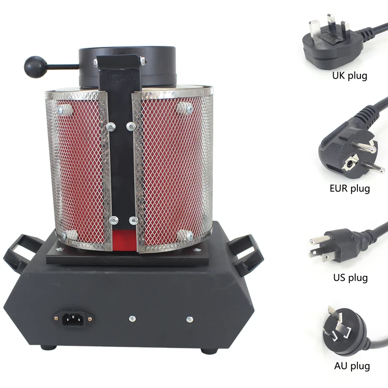 CE  Electric Jewelry Melting Furnace 1KG/2KG/3KG, Aluminum, Copper, Gold, Lead, Silver, Induction melting ovan furnace 2