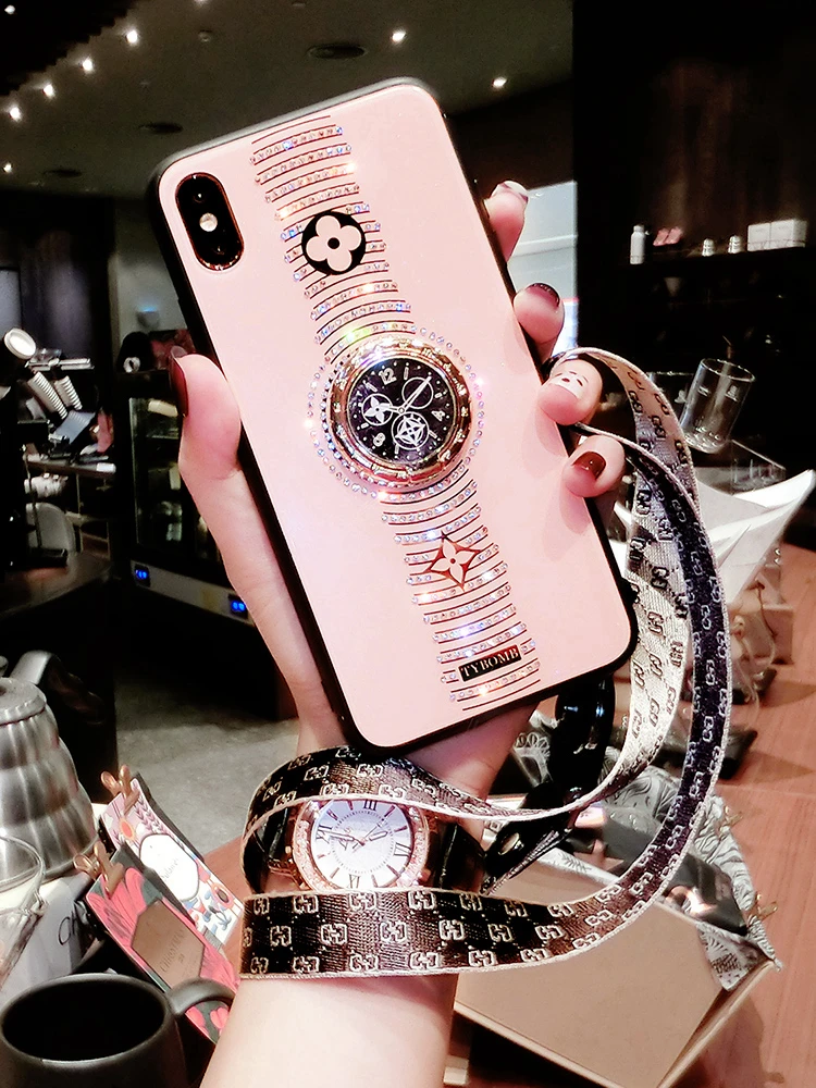 Для Apple IPhone x r для мобильного телефона чистый красный 7/8 plus/X Модная брендовая Женская 11» бетонный завод класса люкс и high-end для huaweiP20/P30/por
