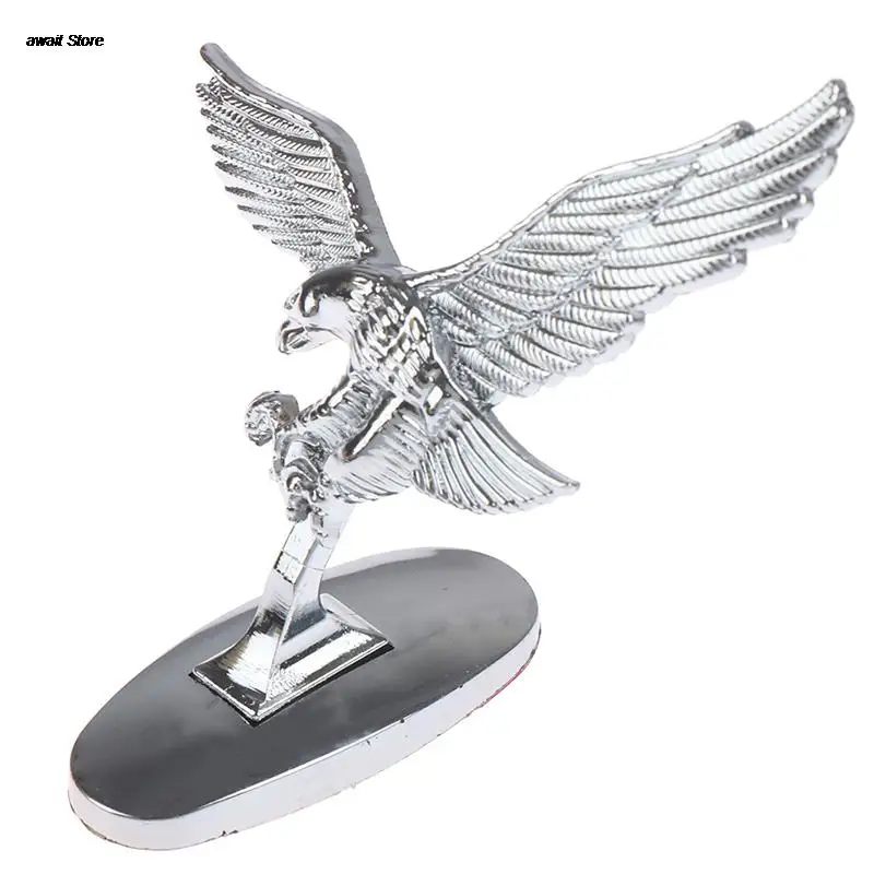 Car Front Cover Chrome Hood Ornament Badge 3D Emblem Angel Eagle For Auto | Автомобили и мотоциклы
