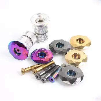 

28.6mm Headset Expander Aluminum Bike Fork 1 1/8 Steerer Plug Compression Compressor Adjuster Top Cap Plug for Bike