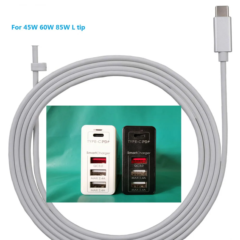 100W USB-C PD Charger For Macbook air Pro 87W 85W  61W 60W 45W Magsf 12 A1465 A1466 A1436 A1706 A1707 A1425 A1435 laptop Charger