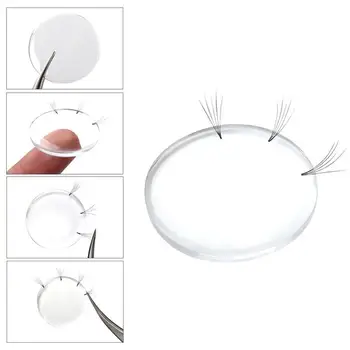 

1pc Eyelash Extension Easy Fan Lash Pads Volume Lash Patches Make Fans Eyelash Holder Reusable Washable Grafting Eyelashes Tools